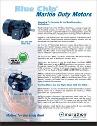 Marathon Electric Marine Duty Motors
